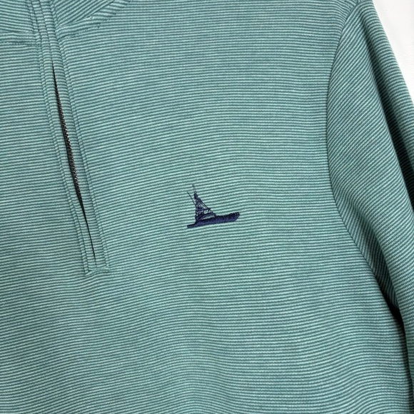 Vineyard Vines Men's Green Half-Zip Pullover Sweatshirt XS - Picture 2 of 6